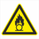Výstražná bezpečnostná značka - Symbol bez textu: Nebezpečné oxidujúce látky
