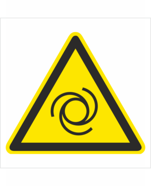 Výstražná bezpečnostná značka - Symbol bez textu: Pozor automatický štart