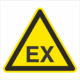 Výstražná bezpečnostá značka - Symbol bez textu: Pozor výbušné prostredie