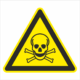 Výstražná bezpečnostná značka - Symbol bez textu: Toxický materiál