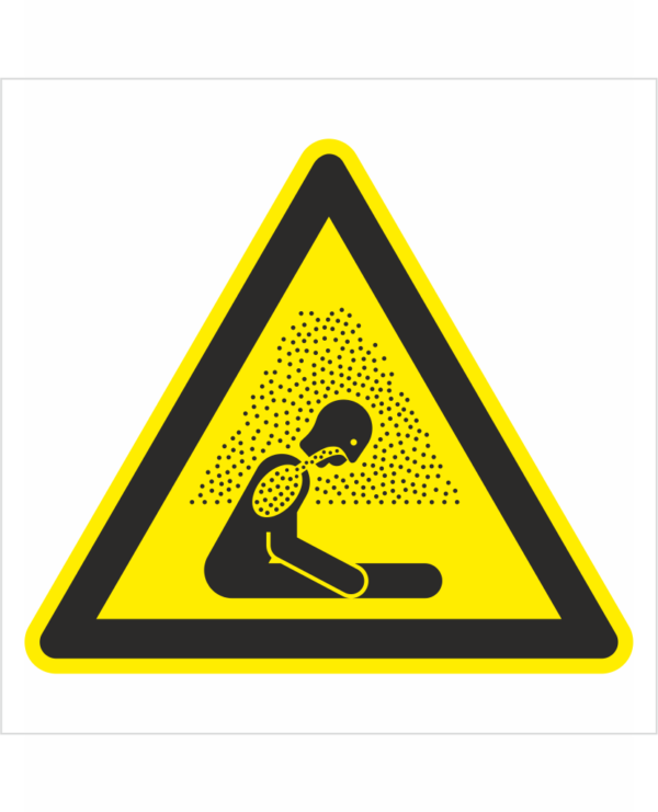 Výstražná bezpečnostná značka - Symbol bez textu: Nebezpečenstvo udusenia