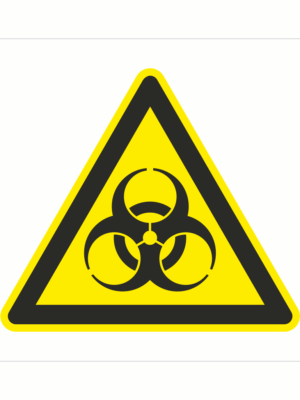 Výstražná bezpečnostná značka - Symbol bez textu: Biohazard – Biologické riziko