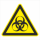 Výstražná bezpečnostná značka - Symbol bez textu: Biohazard – Biologické riziko