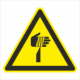 Výstražná bezpečnostná značka - Symbol bez textu: Nebezpečenstvo špicatý predmet