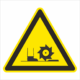 Výstražná bezpečnostná značka - Symbol bez textu: Pozor frézovací hriadeľ