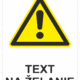 Bezpečnostné značky výstražné - Text na želanie: Všeobecná