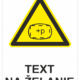 Bezpečnostné značky výstražné - Text na želanie: Pozor pretlak