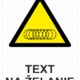 Bezpečnostné značky výstražné - Text na želanie: Ostnatý drot