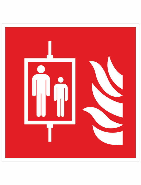 Požiarny výťah – symbol