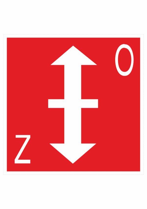 Požiarna klapka – symbol