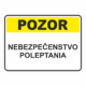 Bezpečnostné značky výstražné - Textová tabuľka: Pozor! Nebezpečenstvo poleptania