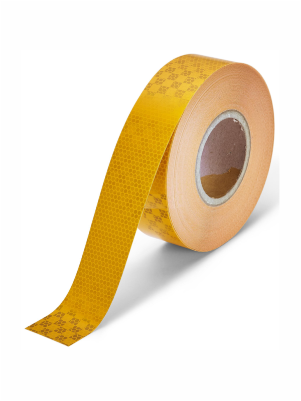 Označenie aut - Značenie nákladných vozidiel: Mikroprismatická reflexná páska žltá