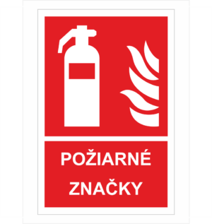 Bezpečnostné POŽIARNÉ ZNAČKY