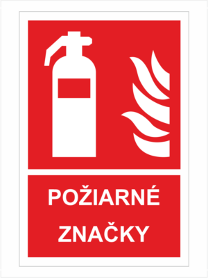 Bezpečnostné POŽIARNÉ ZNAČKY