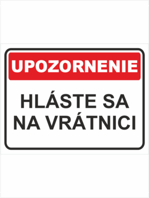 Tabuľky upozornenia