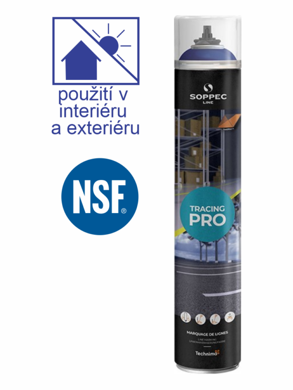 FARBA NA ZNAČENIE PODLAH TRACING PRE SOPPEC MODRÁ