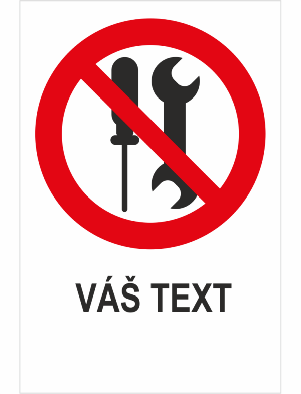 Nesmie byť udržovaná užívateľom – Váš text
