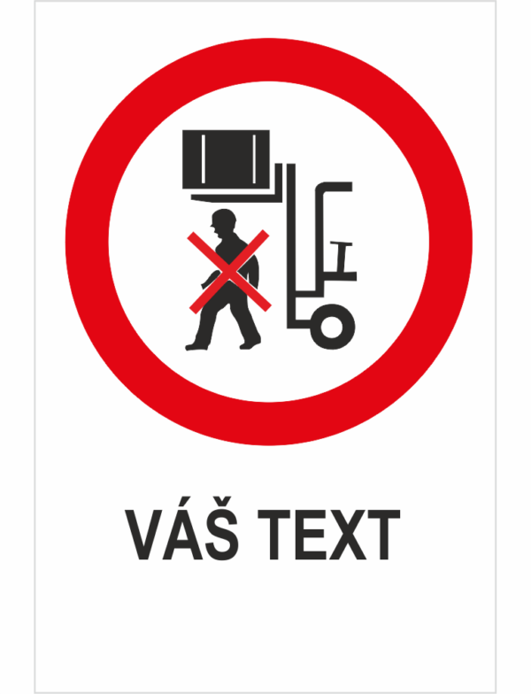 Nedostávajte sa pod zdvihnutú záťaž - Váš text