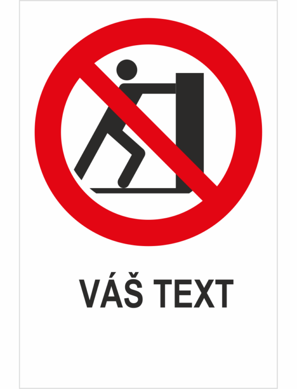 Netlačiť – Váš text
