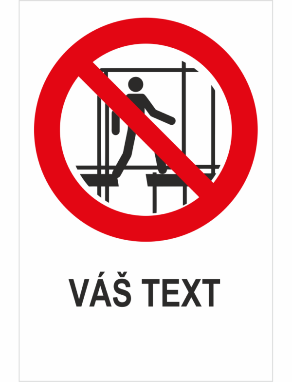 Nepoužívajte neúplné lešenie - Váš text