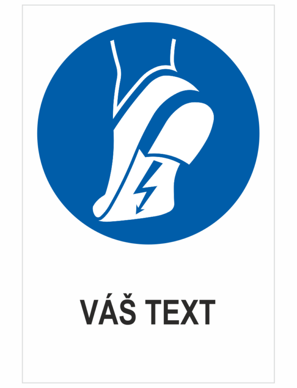 Nosiť antistatickú obuv – Váš text