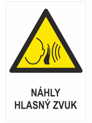 VÝSTRAHA - Náhly hlasný zvuk