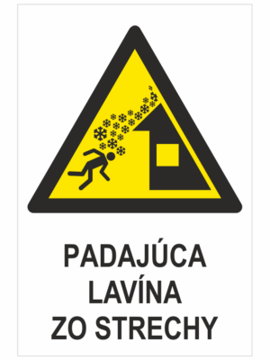 VÝSTRAHA - Padajúca lavína zo strechy