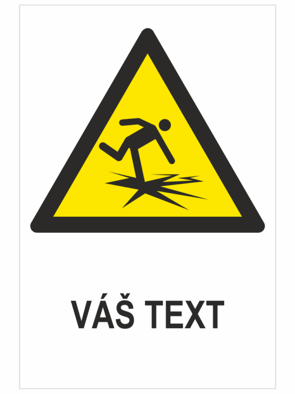 Tenký ľad ISO 7010 – Váš text