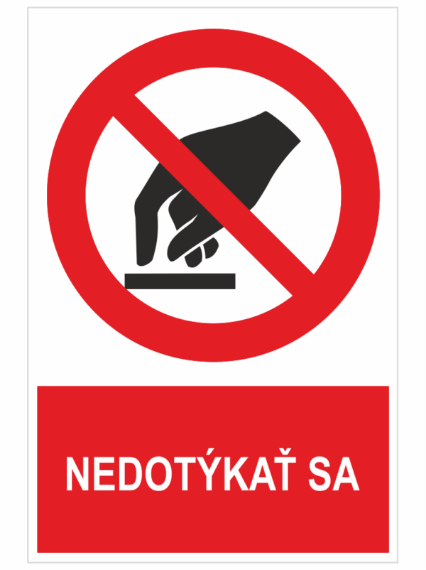 Nedotýkať sa ISO 7010