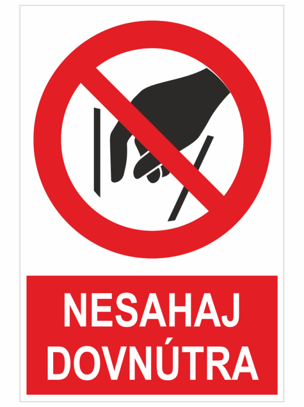 Nesiahaj dovnútra ISO 7010