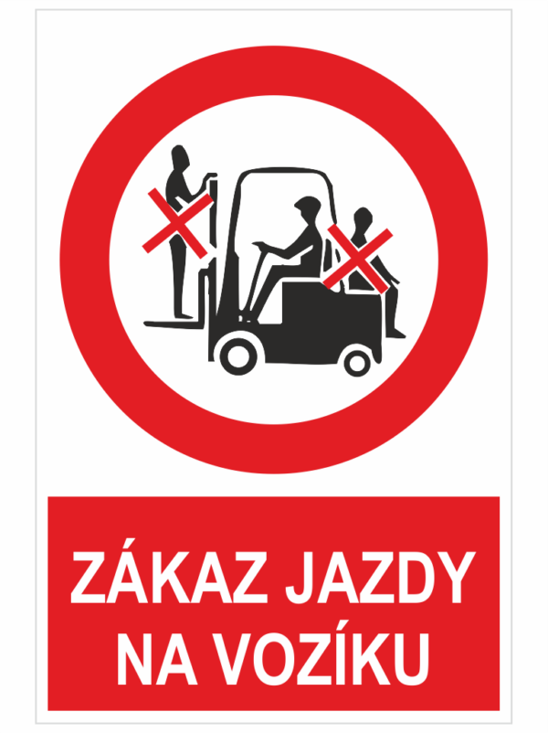 Zákaz jazdy na vozíku