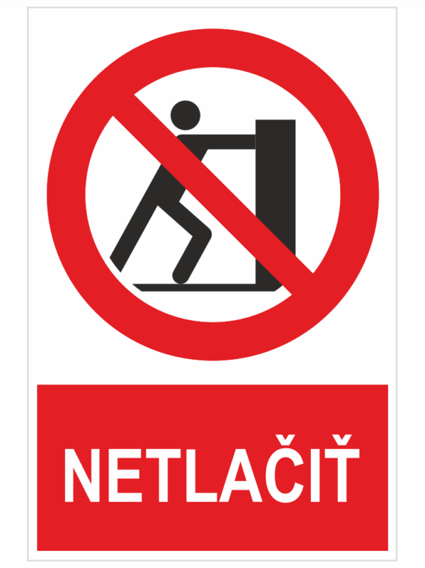 Netlačiť ISO 7010