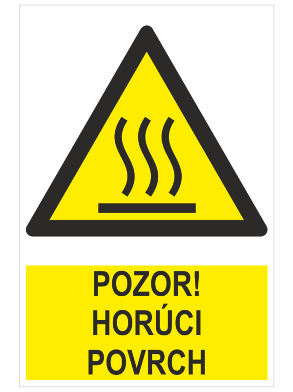 Pozor horúci povrch – ISO 7010