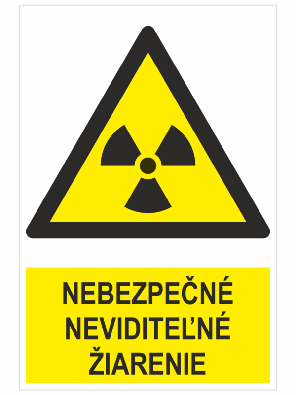 Nebezpečné neviditeľné žiarenie ISO 7010