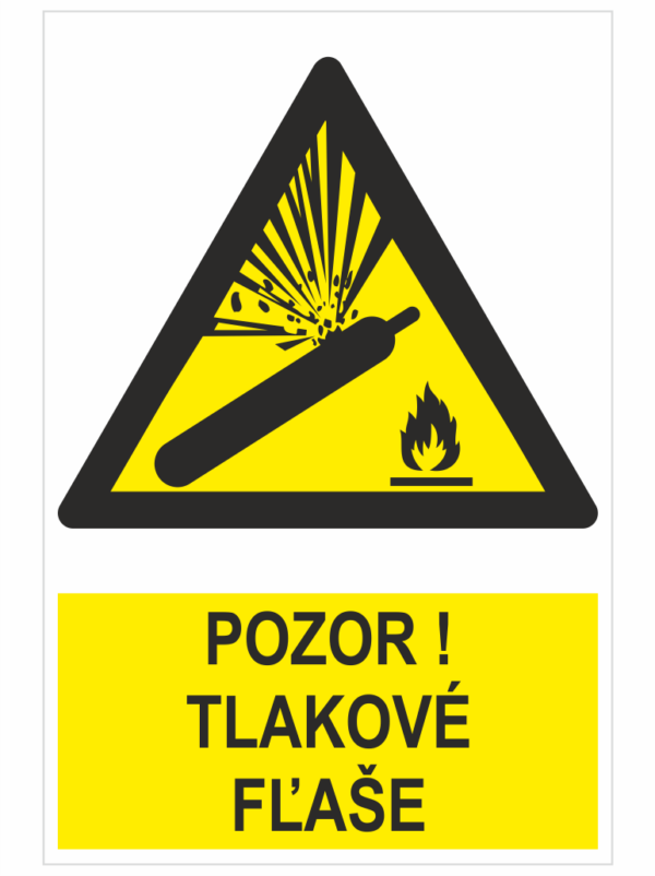 Pozor tlakové fľaše – ISO 7010