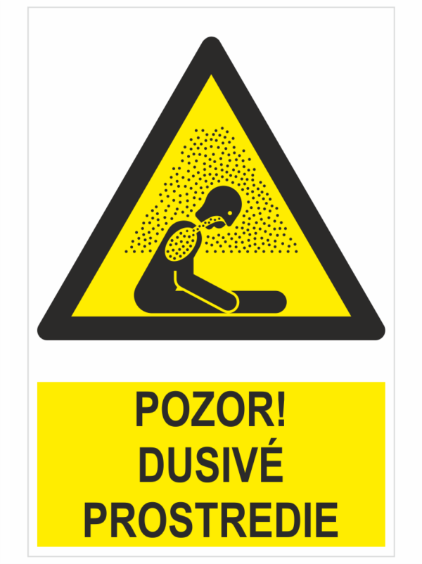 POZOR! Dusivé prostredie ISO 7010