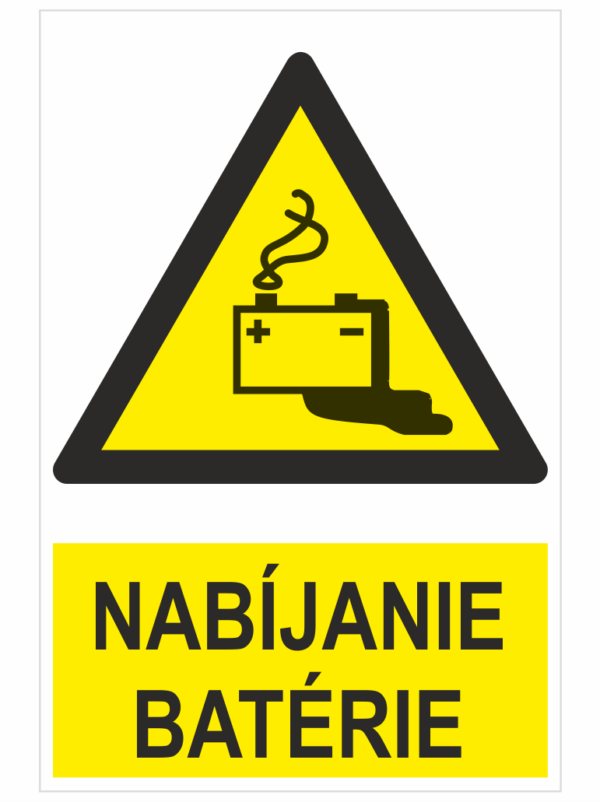 Nabíjanie batérie ISO 7010