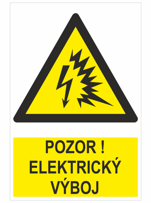 POZOR! Elektrický výboj ISO 7010