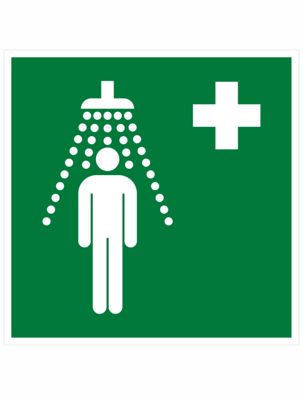 Bezpečnostná sprcha ISO 7010