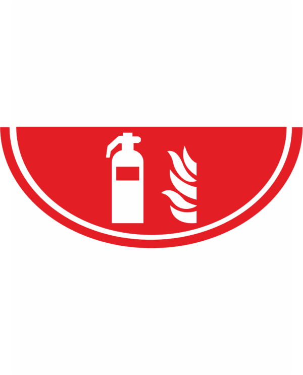 Podlahové označenie zariadenia – HASIACI PRÍSTROJ