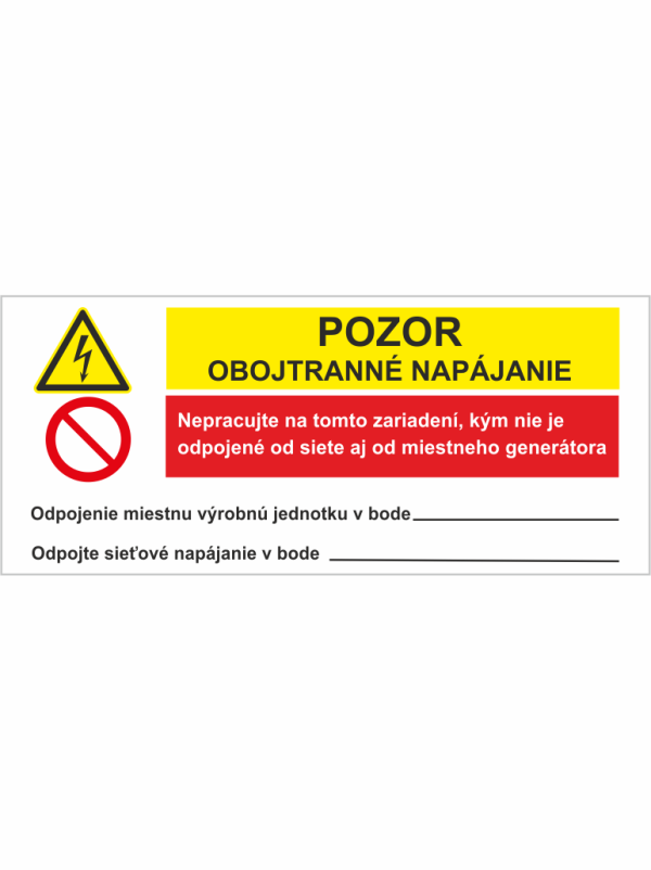FVE obojstranné napájanie