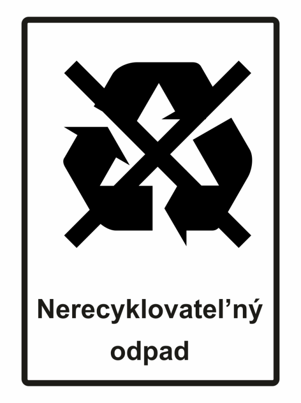 Nerecyklovateľný odpad