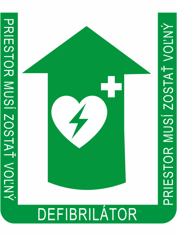 Podlahová PVC – PROSTOR/DEFIBRILÁTOR