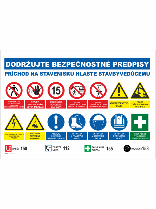 DODRŽUJTE BEZPEČNOSTNÉ PREDPISY